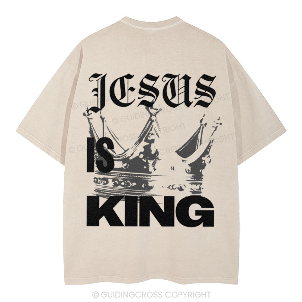 Jesus Christ Christian Washed T-Shirt