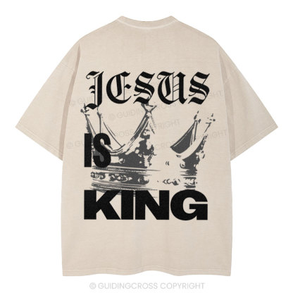 Jesus Christ Christian Washed T-Shirt