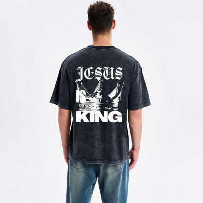 Jesus Christ Christian Washed T-Shirt