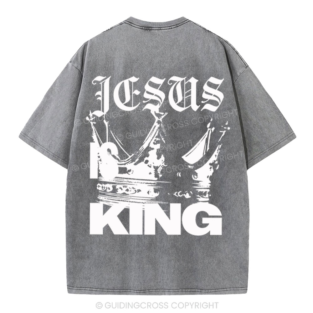 Jesus Christ Christian Washed T-Shirt