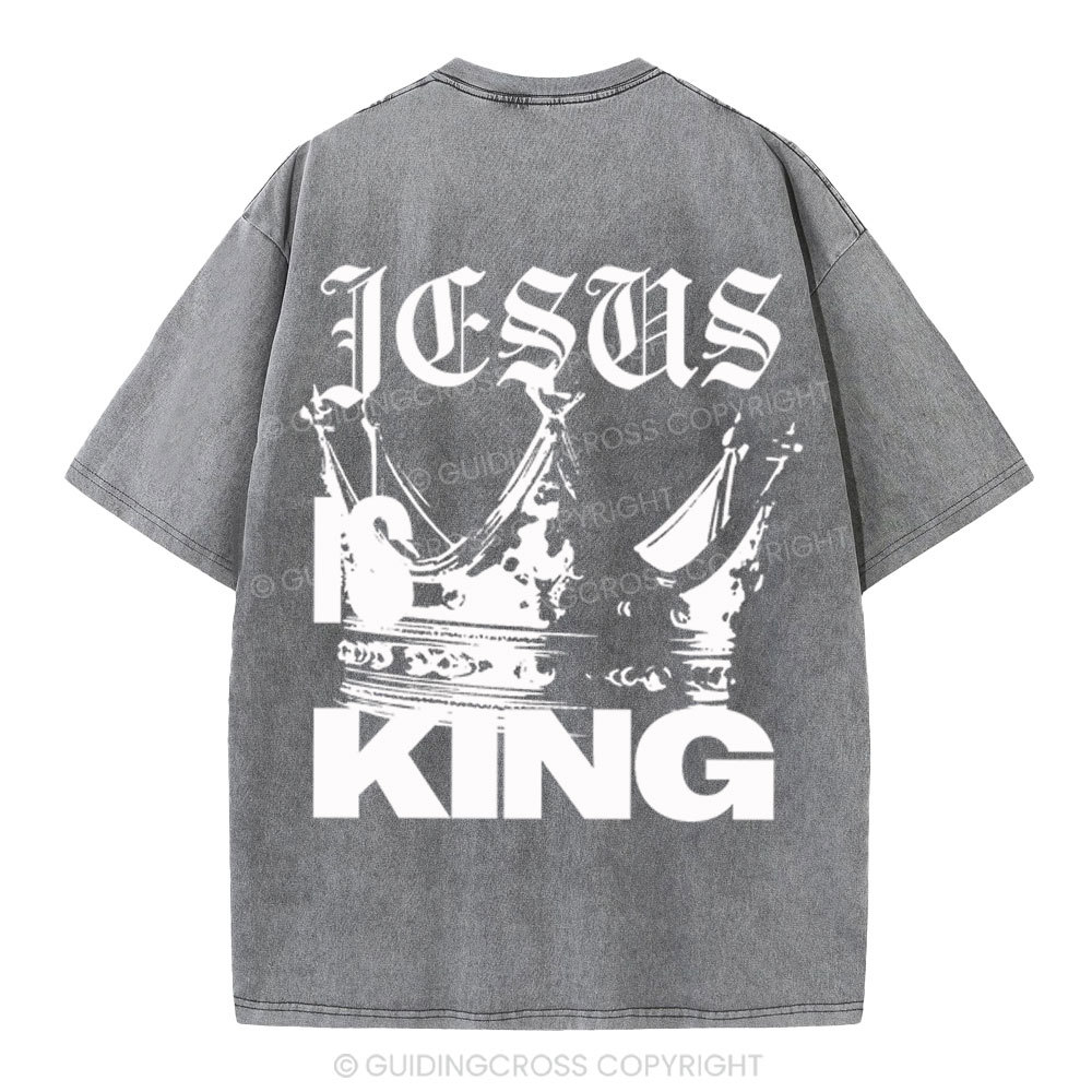 Jesus Christ Christian Washed T-Shirt