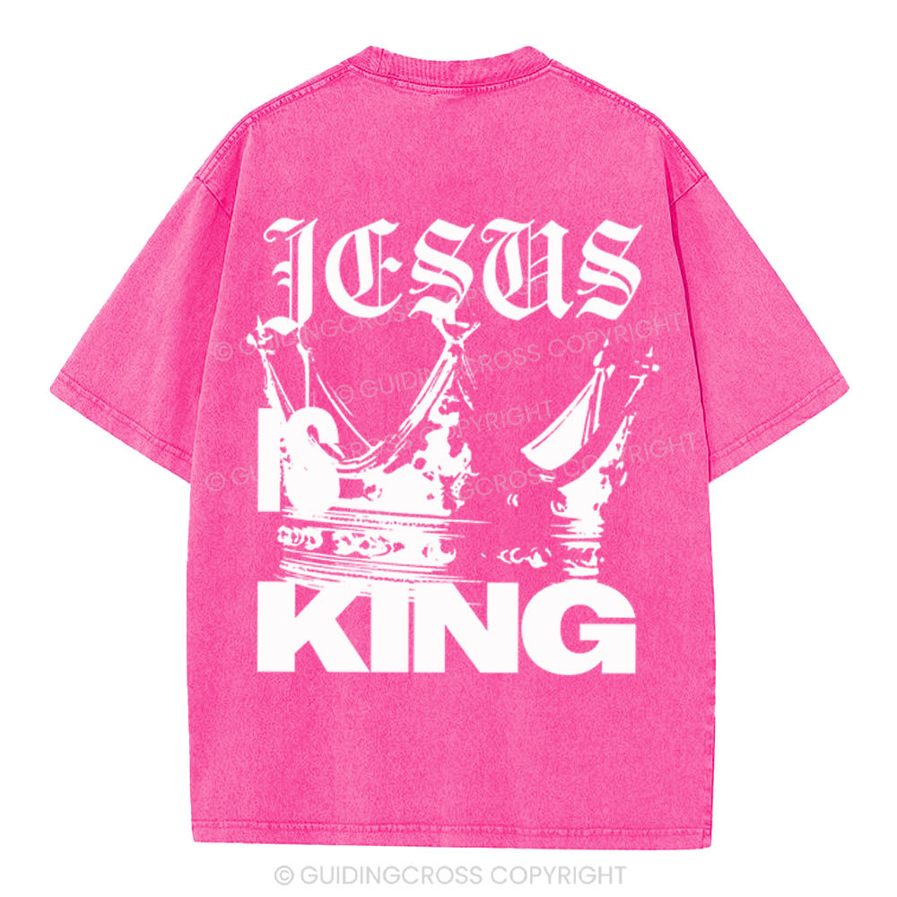 Jesus Christ Christian Washed T-Shirt