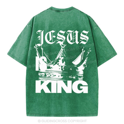 Jesus Christ Christian Washed T-Shirt