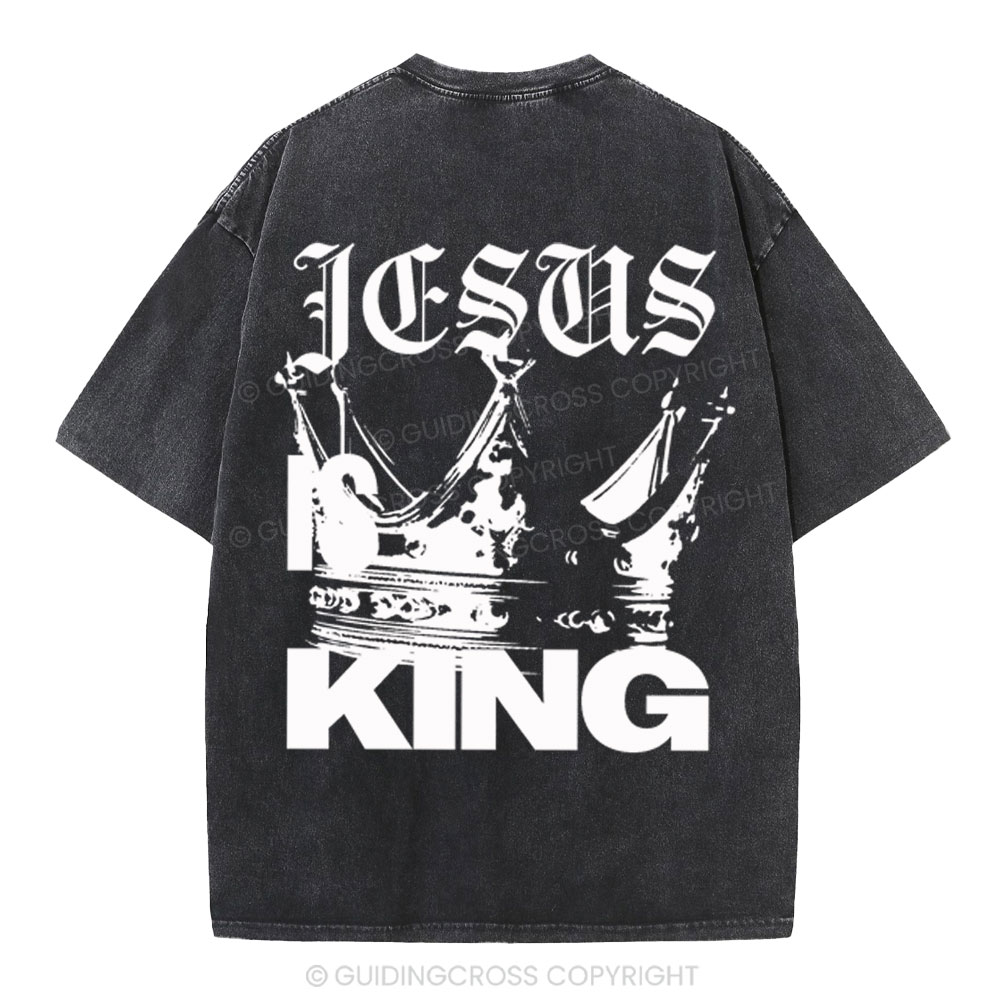 Jesus Christ Christian Washed T-Shirt