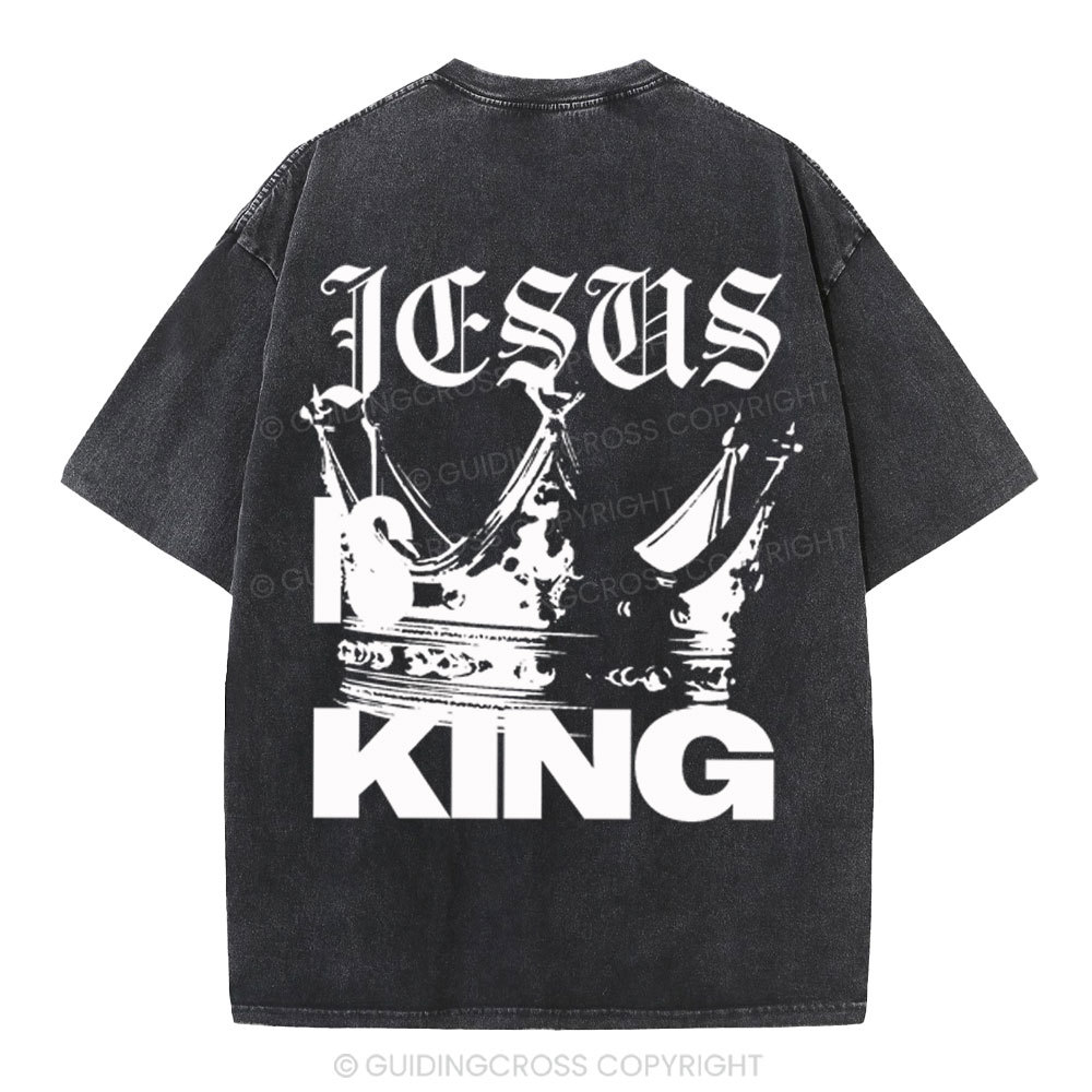 Jesus Christ Christian Washed T-Shirt