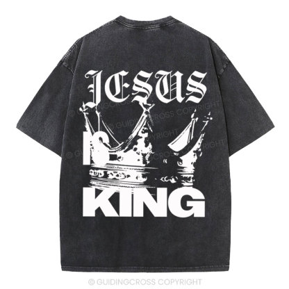 Jesus Christ Christian Washed T-Shirt