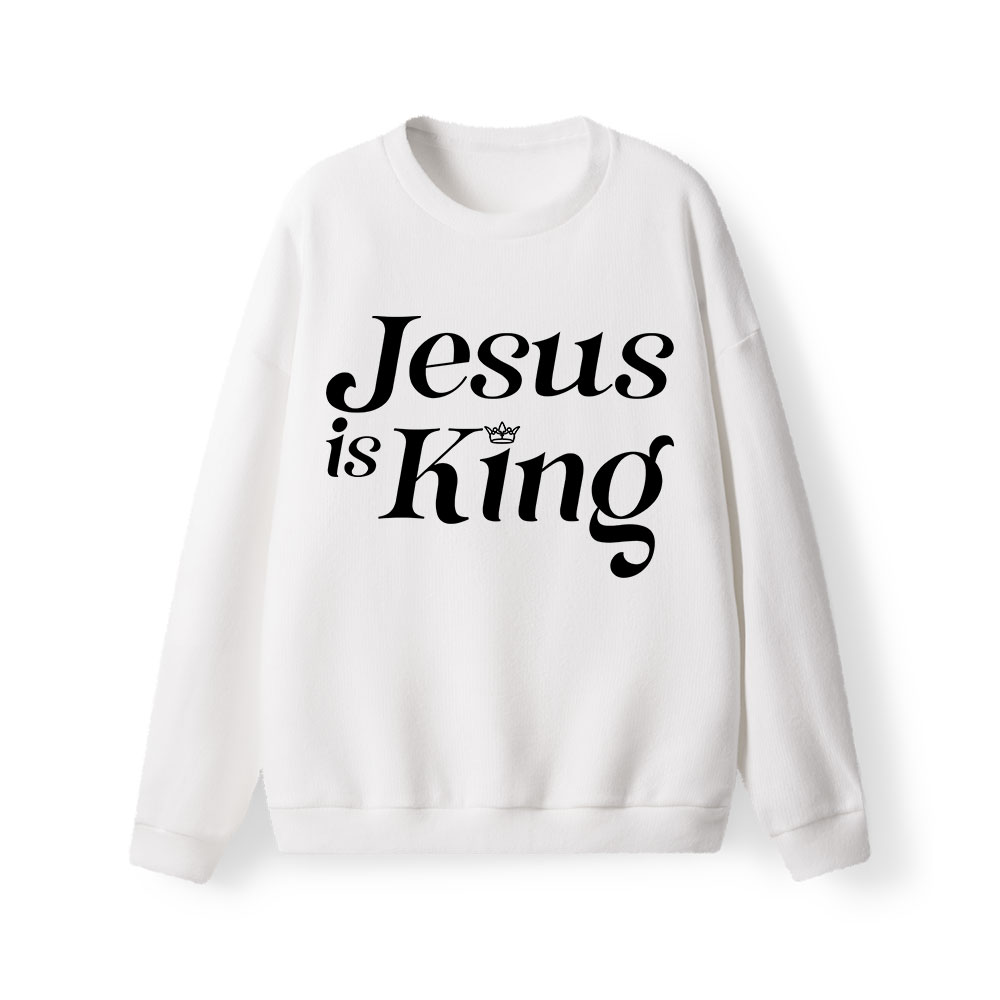 Jesus Is King Lightweight Sweater