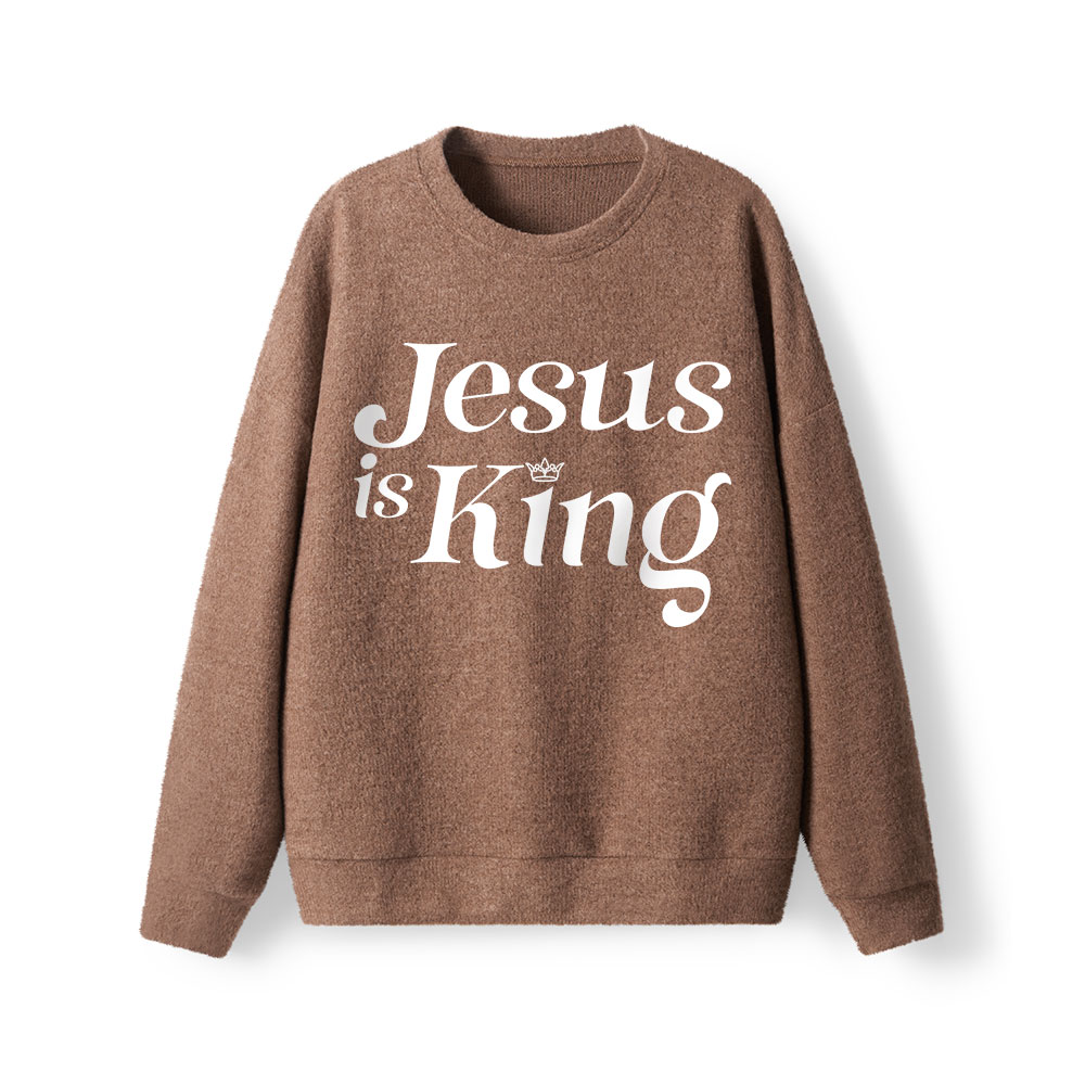 Jesus Is King Lightweight Sweater