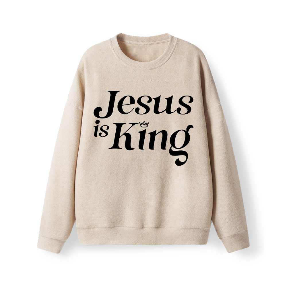 Jesus Is King Lightweight Sweater