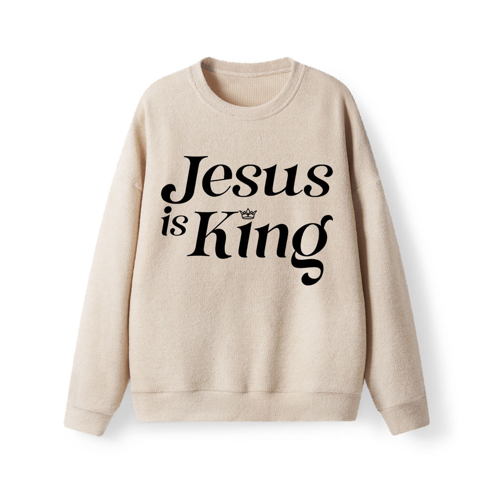 Jesus Is King Lightweight Sweater