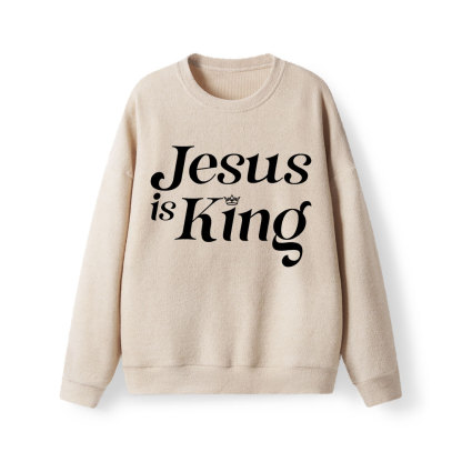 Jesus Is King Lightweight Sweater
