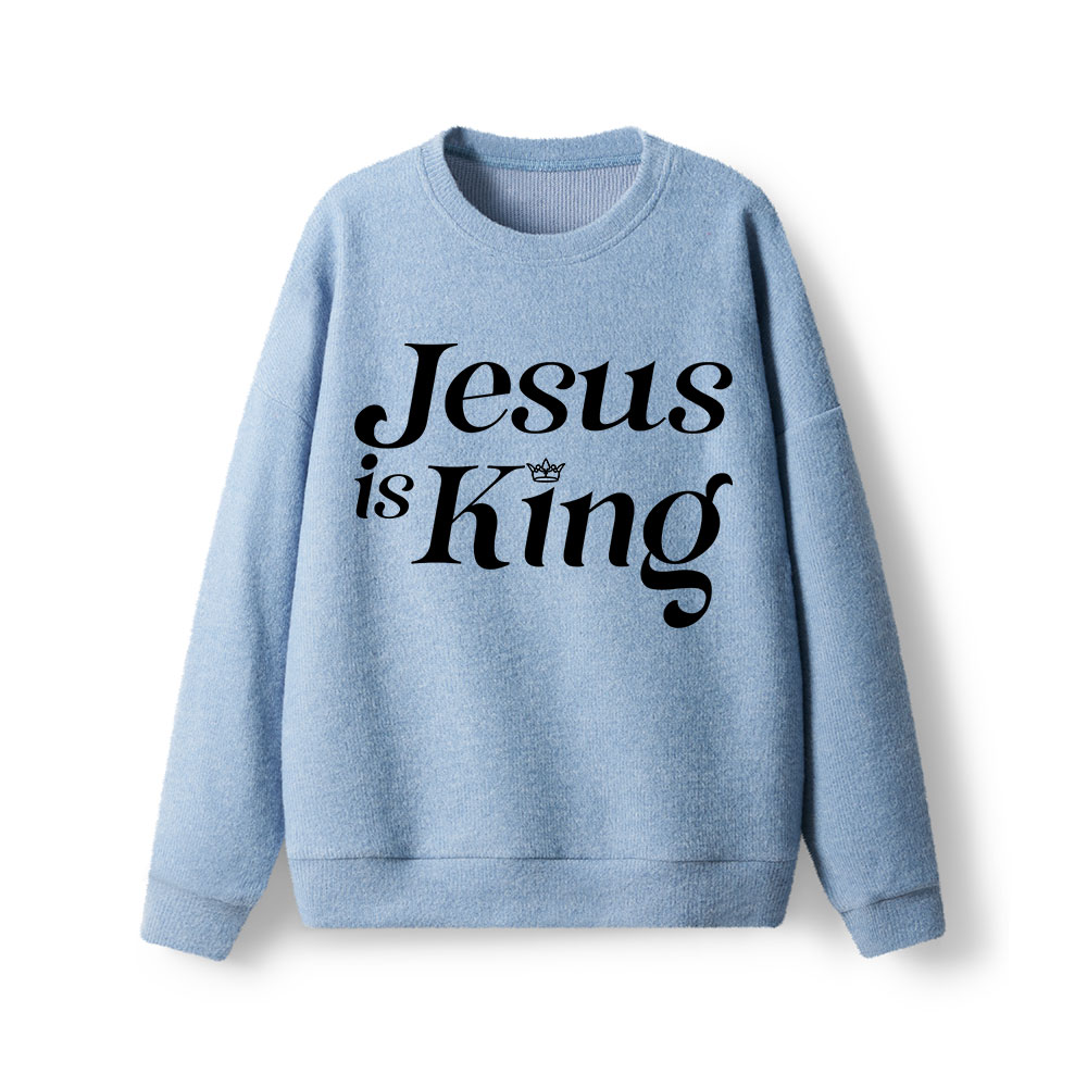 Jesus Is King Lightweight Sweater