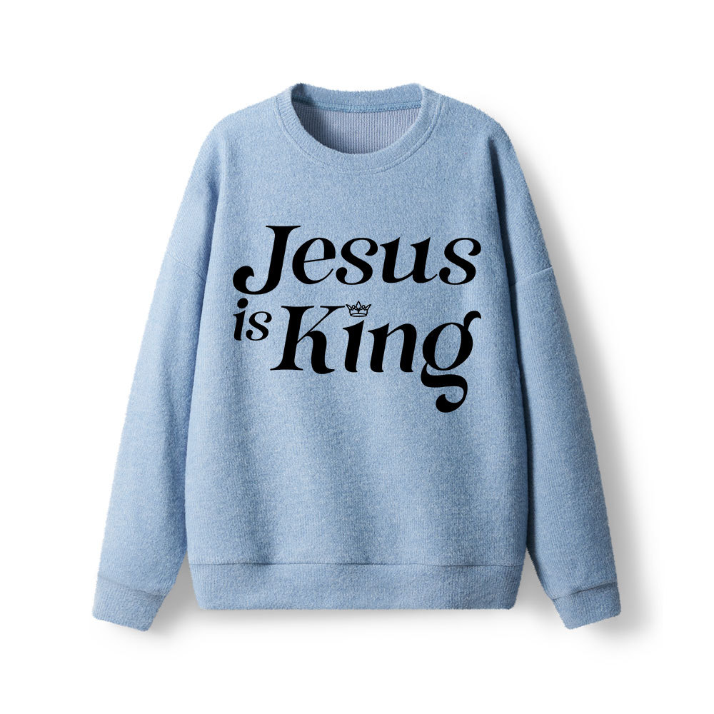 Jesus Is King Lightweight Sweater