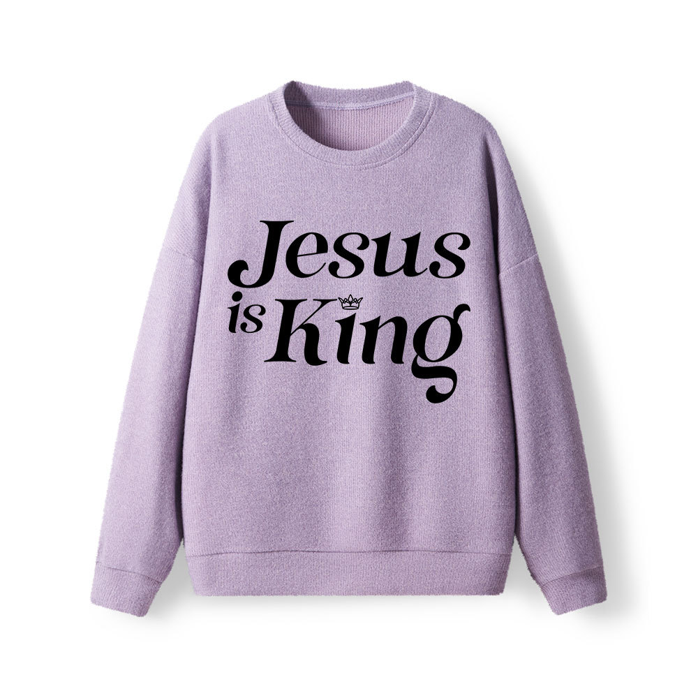 Jesus Is King Lightweight Sweater
