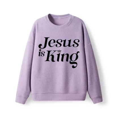 Jesus Is King Lightweight Sweater