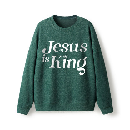 Jesus Is King Lightweight Sweater