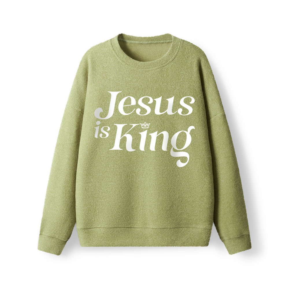 Jesus Is King Lightweight Sweater