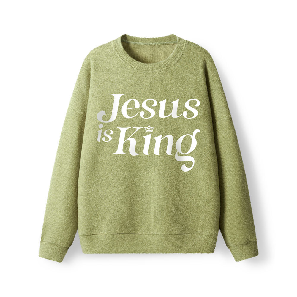 Jesus Is King Lightweight Sweater