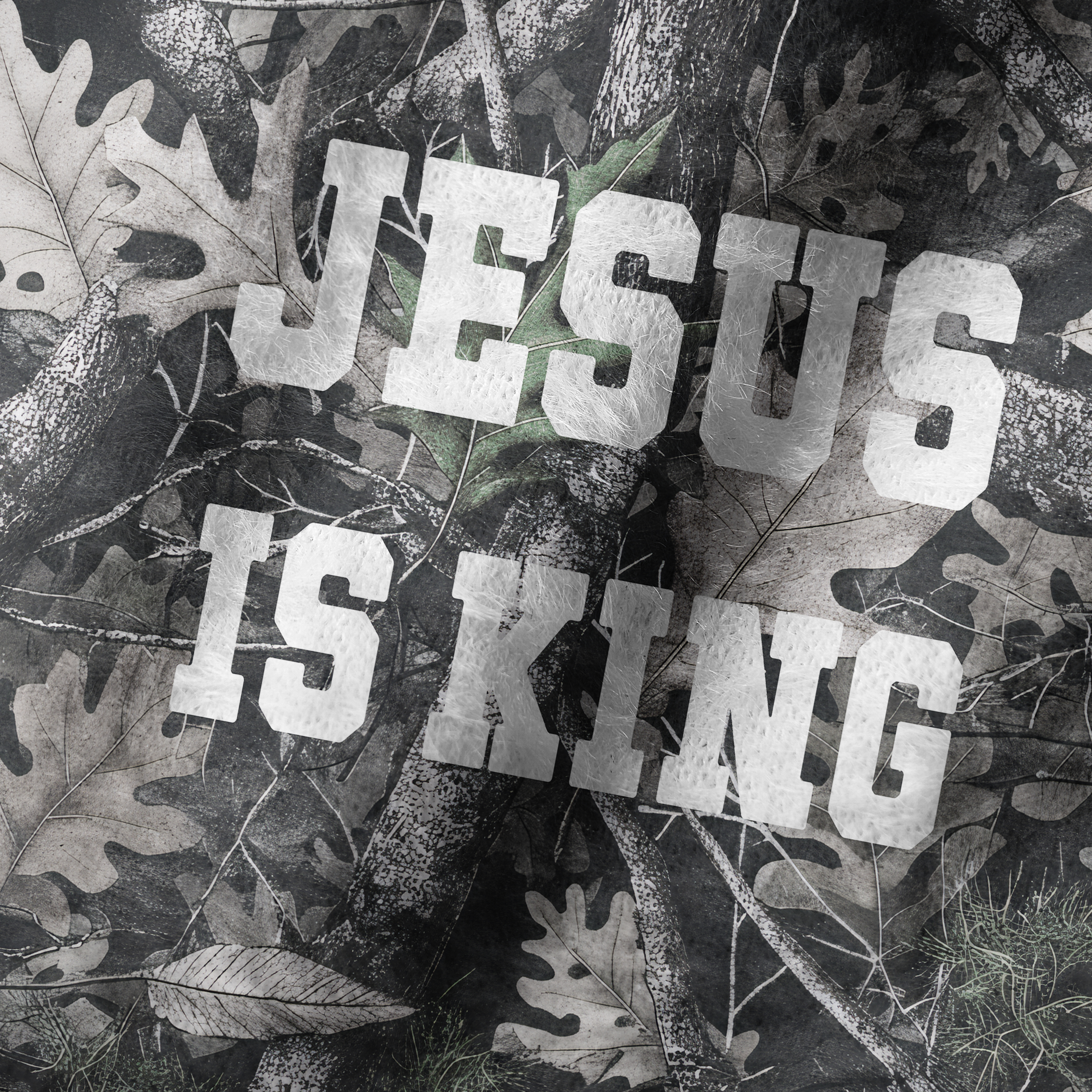 Jesus Is King Short Plush Christian Beanie