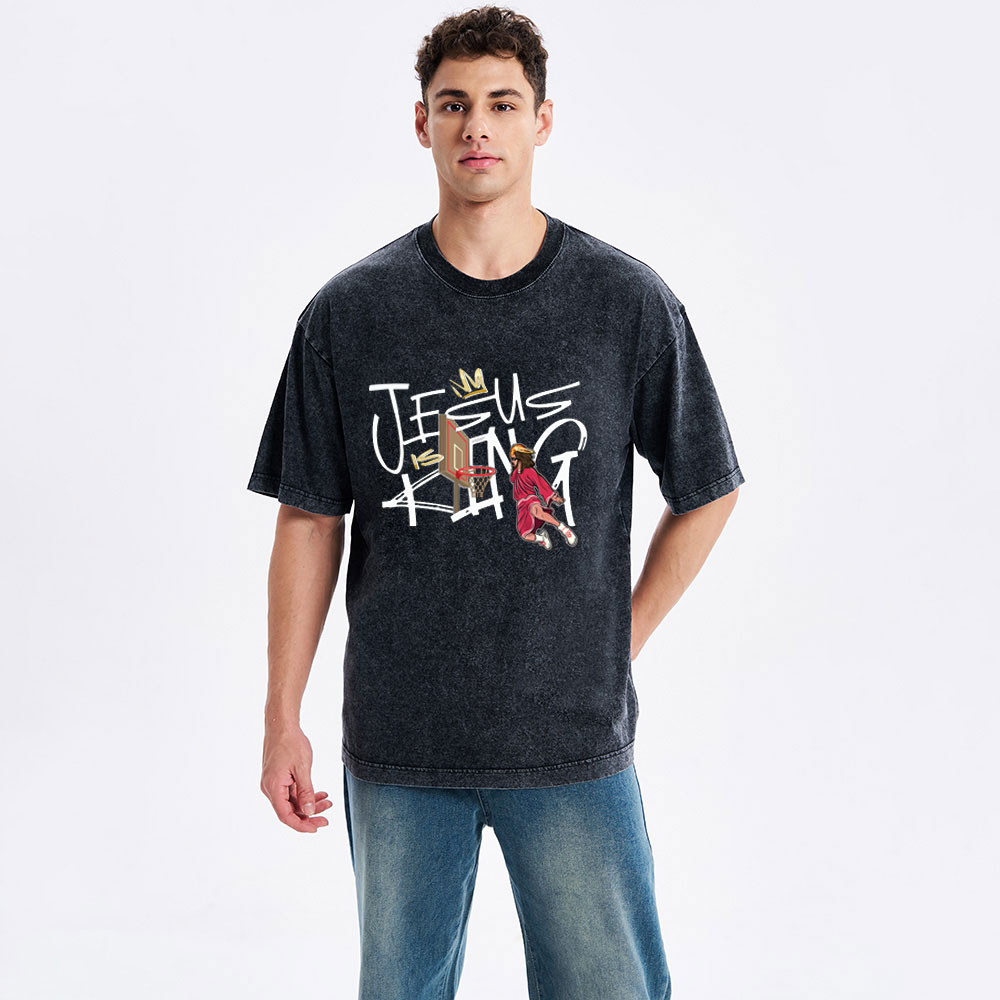 Jesus Is King Washed T-Shirt