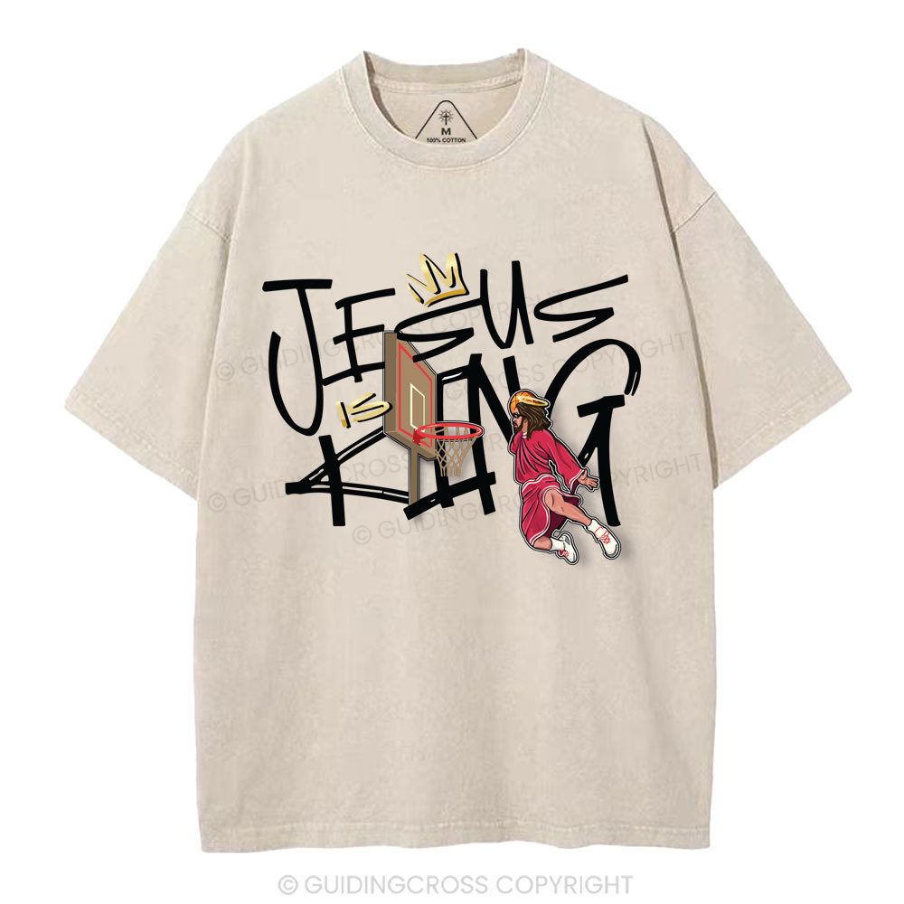 Jesus Is King Washed T-Shirt