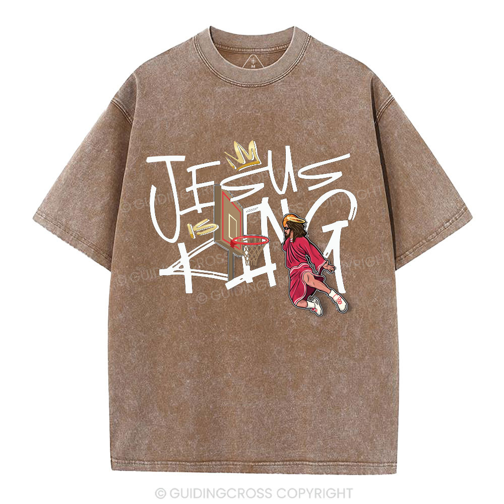 Jesus Is King Washed T-Shirt