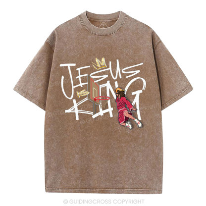 Jesus Is King Washed T-Shirt
