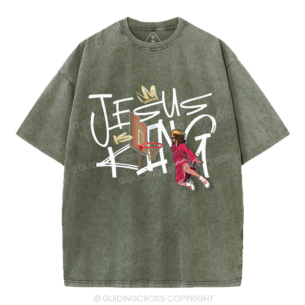 Jesus Is King Washed T-Shirt