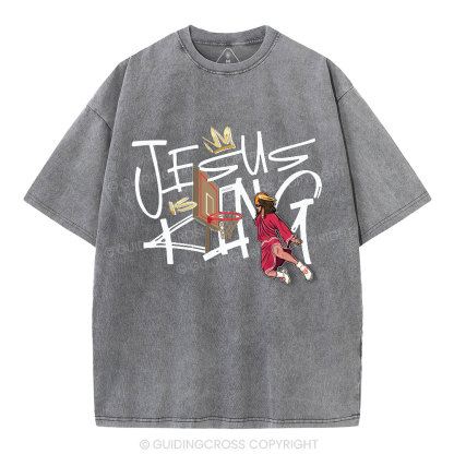 Jesus Is King Washed T-Shirt