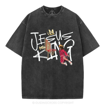 Jesus Is King Washed T-Shirt