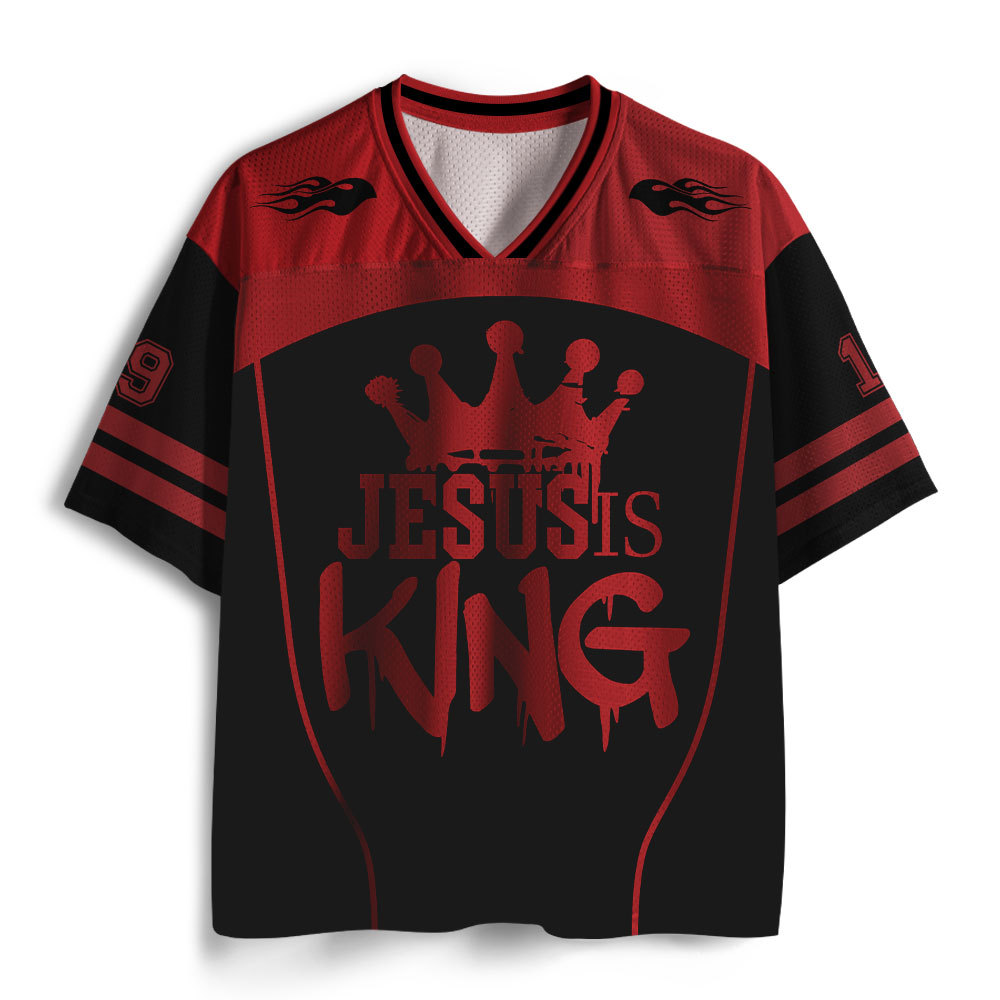 Jesus Is KingChristian Mesh Jersey
