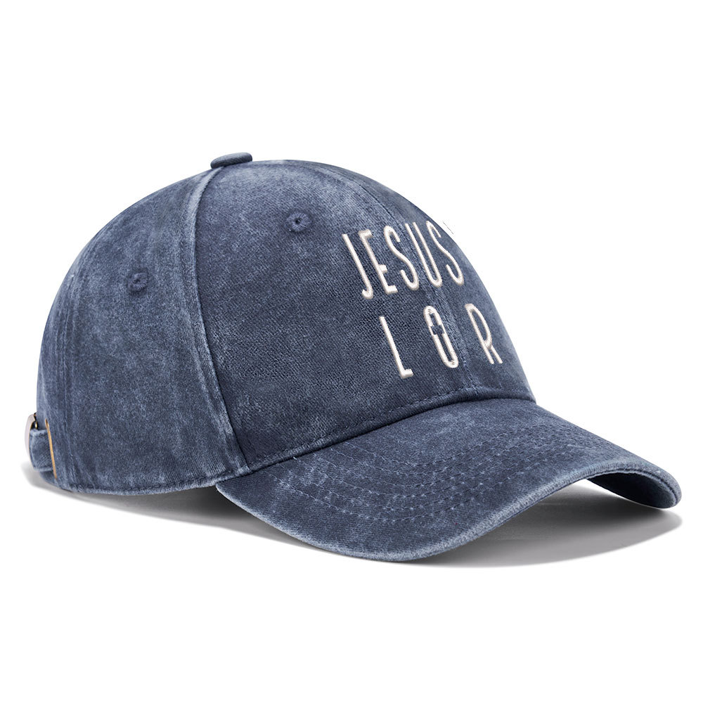 Jesus Is Lord Christian Washed Hat