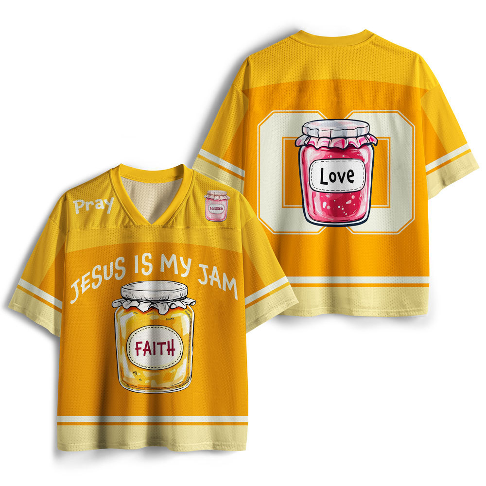 Jesus Is My Jam Christian Mesh Jersey