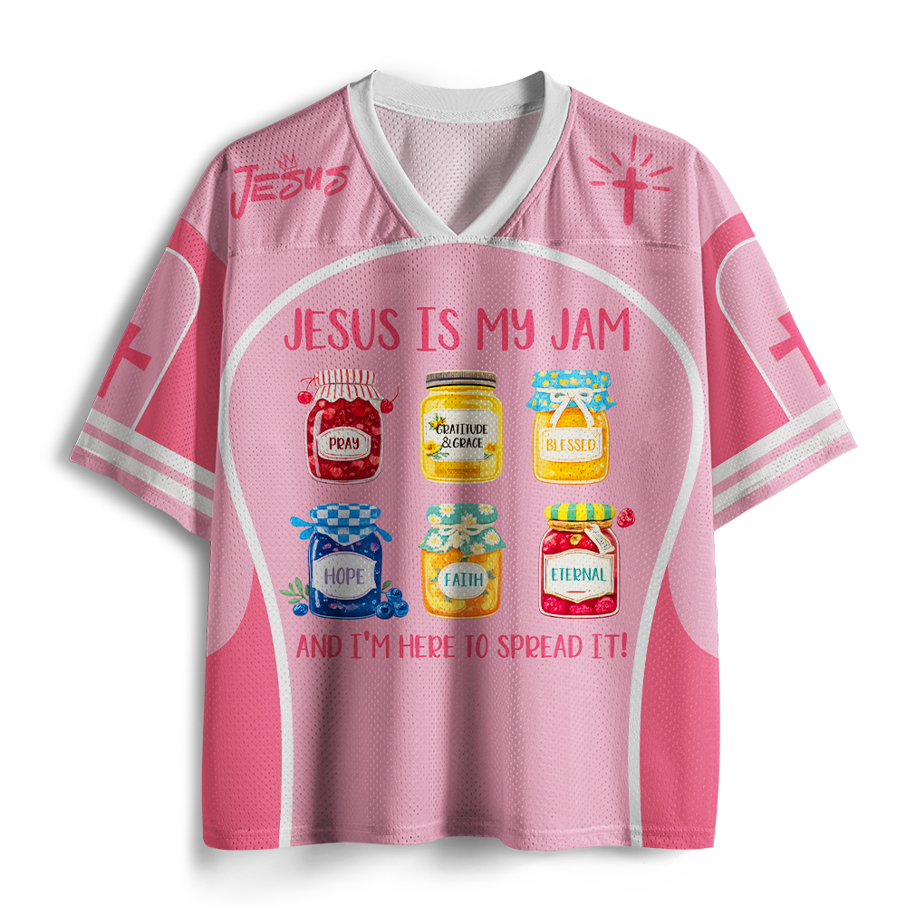 Jesus Is My Jam Christian Mesh Jersey
