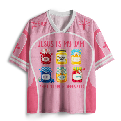Jesus Is My Jam Christian Mesh Jersey
