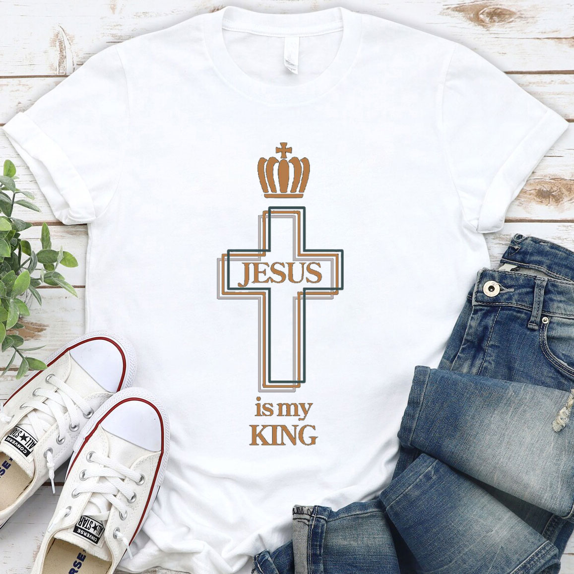 Jesus Is My King Christian T-Shirt