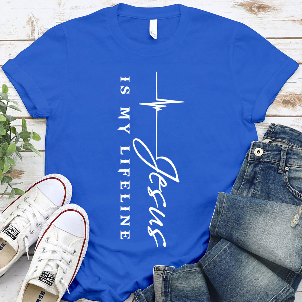 Jesus Is My Lifeline Christian T-Shirt