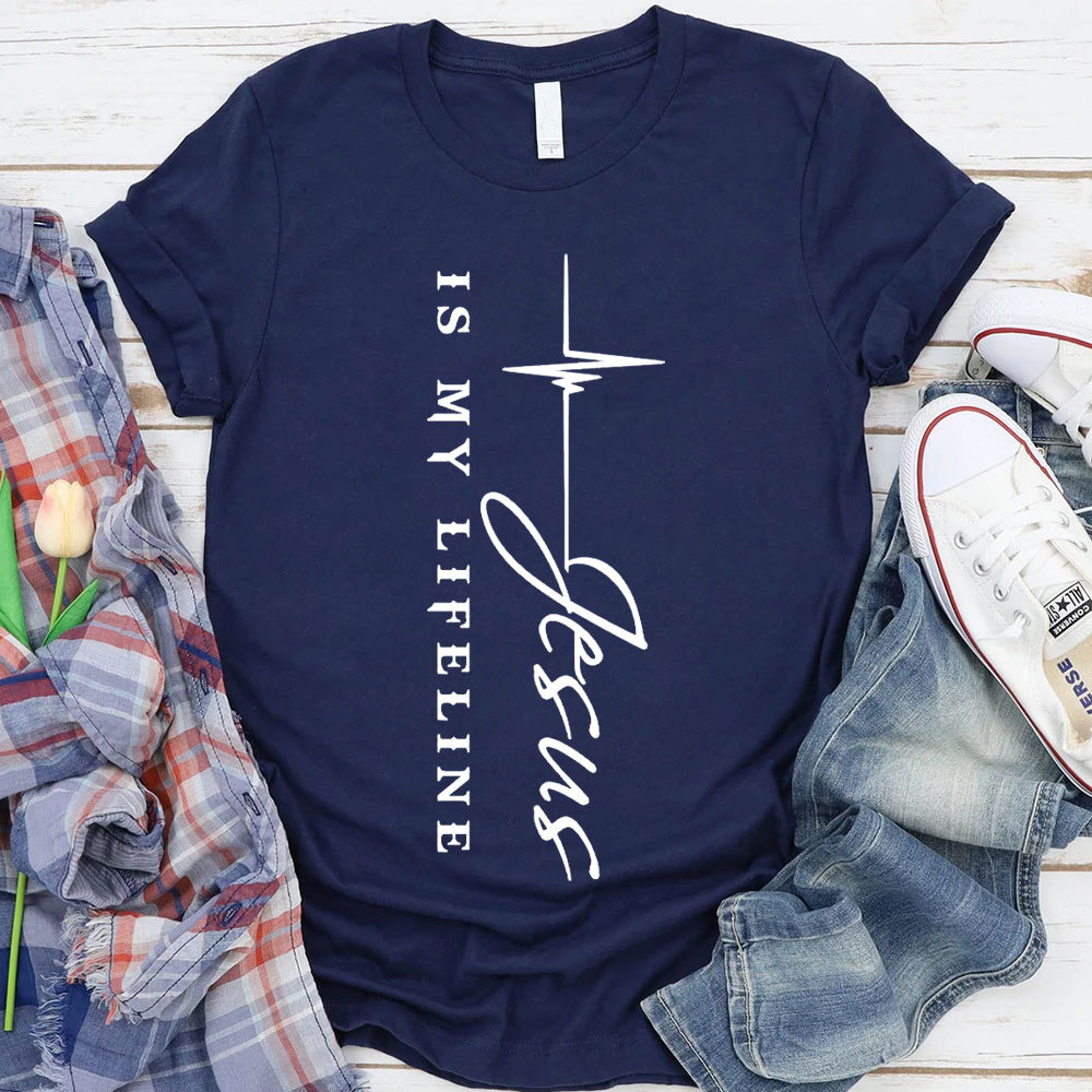 Jesus Is My Lifeline Christian T-Shirt