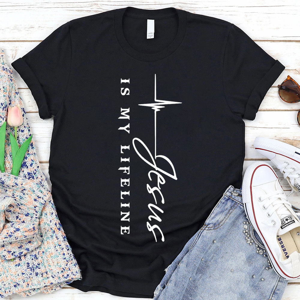 Jesus Is My Lifeline Christian T-Shirt