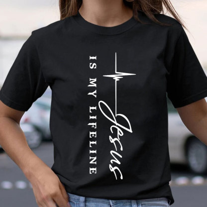 Jesus Is My Lifeline Christian T-Shirt