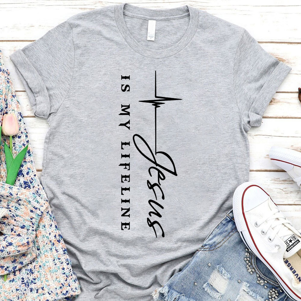 Jesus Is My Lifeline Christian T-Shirt