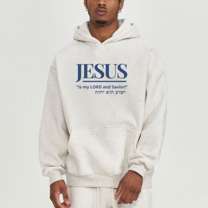 Jesus Is My Lord And Savior Christian Fleece Hoodie Set