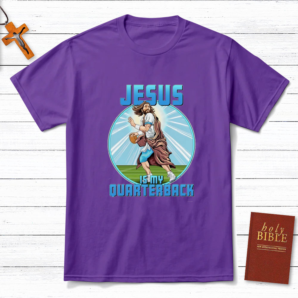 Jesus Is My Ouarterback Christian T-Shirt