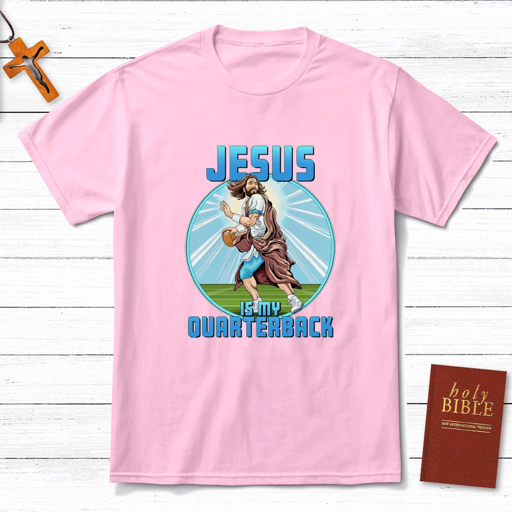Jesus Is My Ouarterback Christian T-Shirt