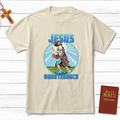 Jesus Is My Ouarterback Christian T-Shirt
