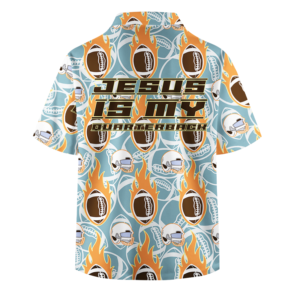 Jesus Is My Quarterback Christian Hawaiian Shirt