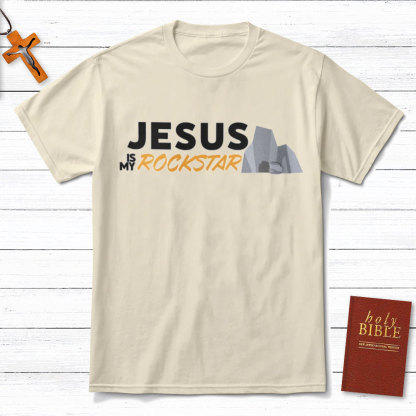 Jesus Is My Rockstar Christian T-Shirt