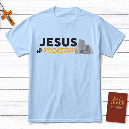Jesus Is My Rockstar Christian T-Shirt