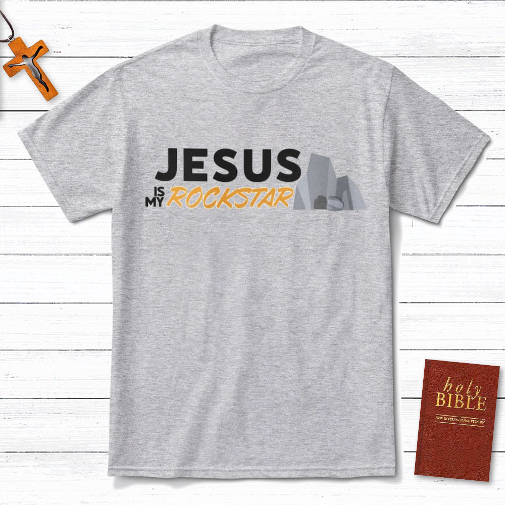 Jesus Is My Rockstar Christian T-Shirt