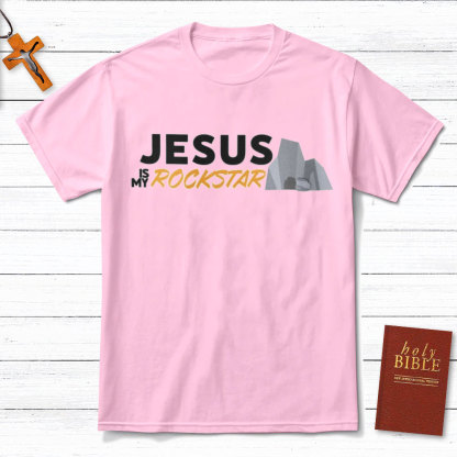 Jesus Is My Rockstar Christian T-Shirt